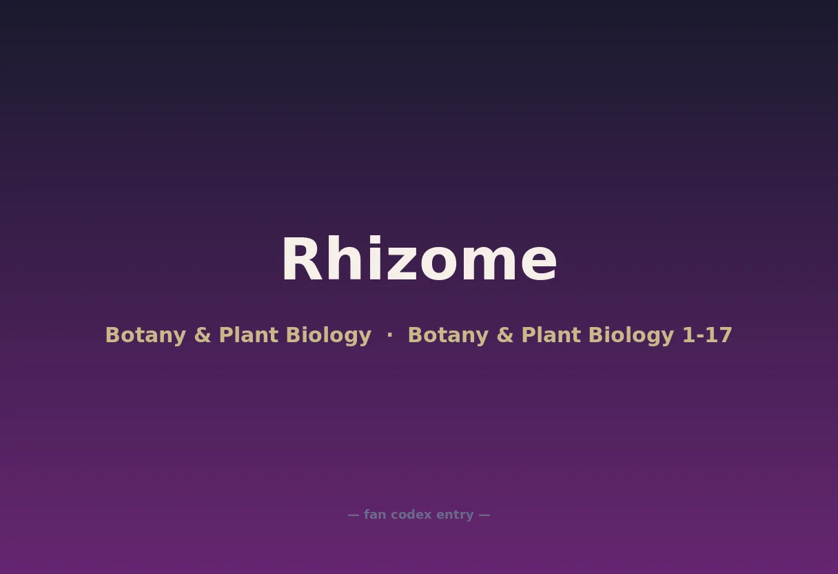 Rhizome