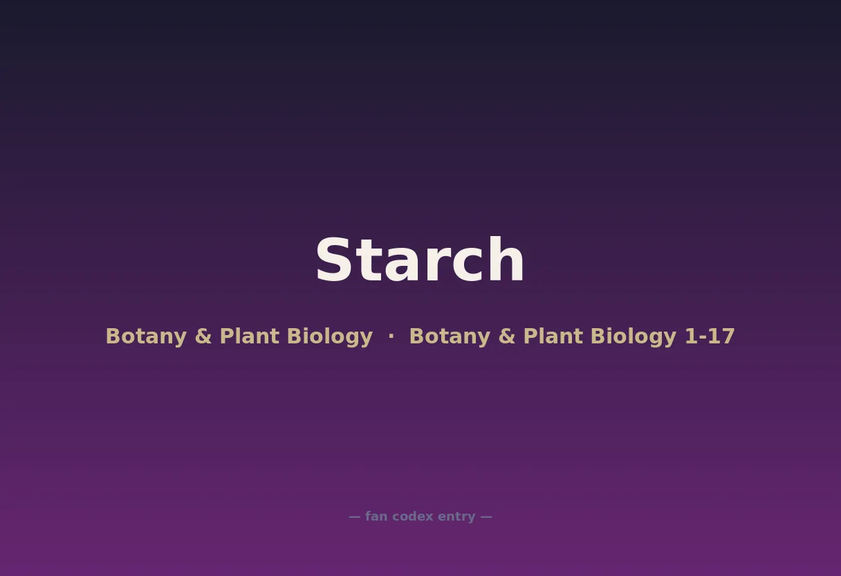 Starch