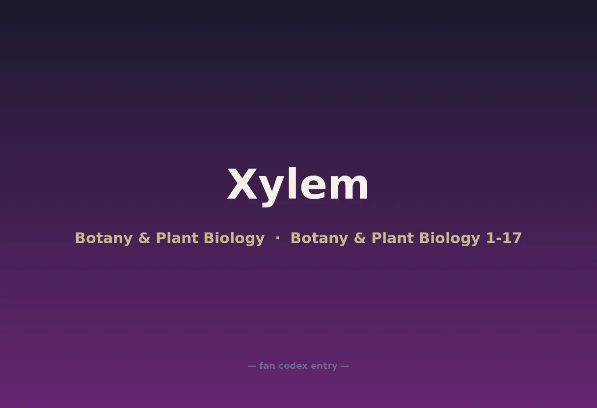 Xylem